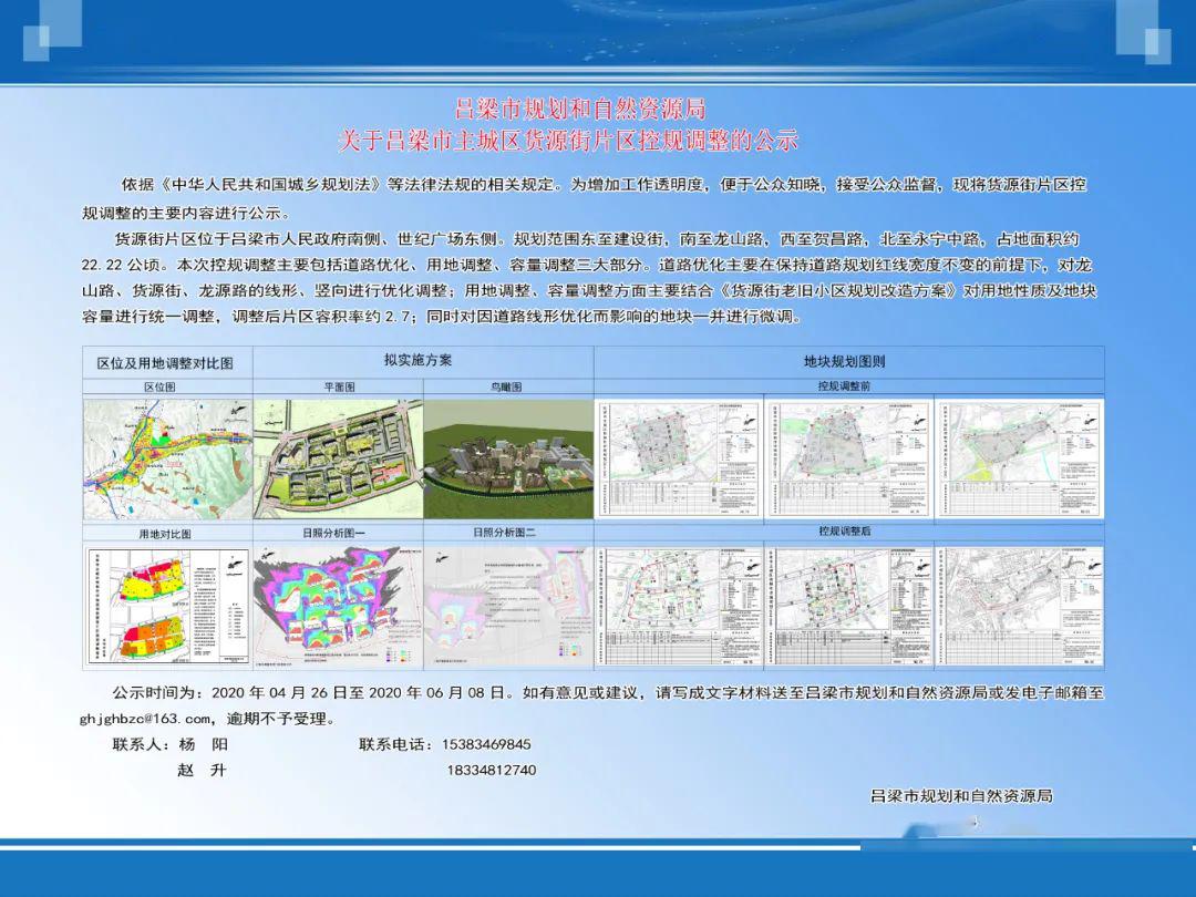 吕梁市规划管理局最新发展规划概览